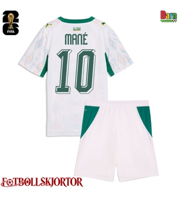 Senegal Sadio Mane #10 Hemmakläder Barn VM 2026 Kortärmad (+ Korta byxor)